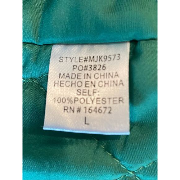 &Merci Plaid Knit Coat Collar Notched Lapel Sz L Lined Pockets Preppy Academia - Picture 8 of 11